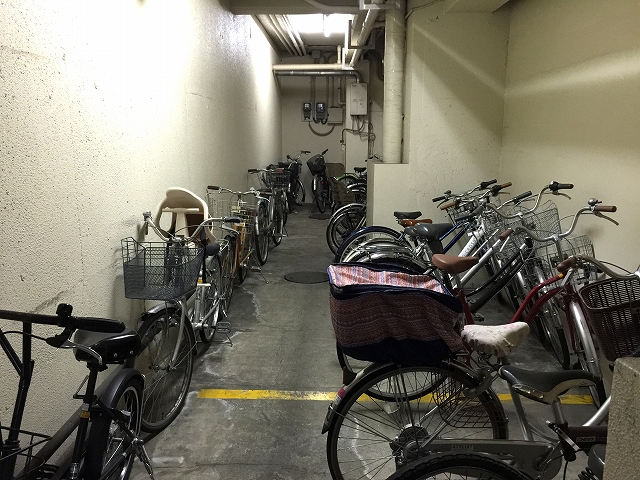 パールハイツ桜上水　駐輪場