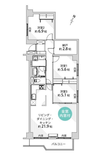 本郷壱岐坂ハイツ　間取り図
