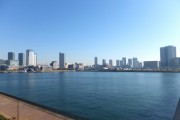 ソフトタウン晴海　晴海大橋からの眺望