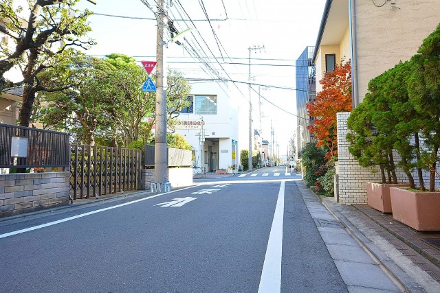 マートルコート奥沢　前面道路