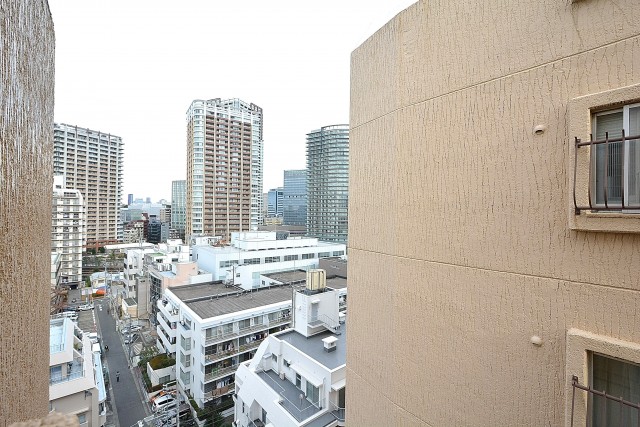 ブリリアンス五反田　6.2帖のベッドルーム　眺望