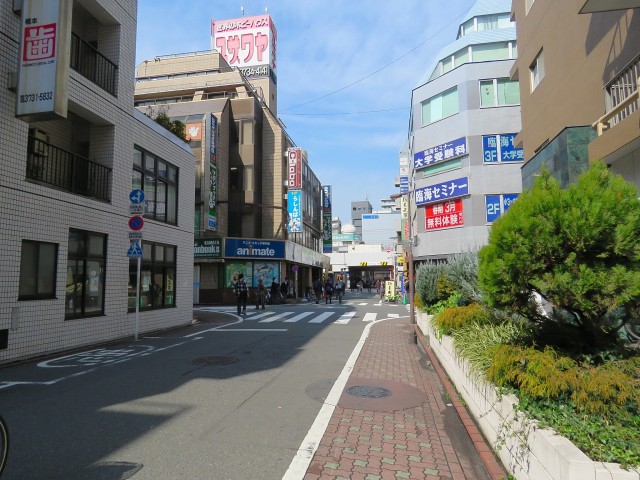 西蒲田スカイハイツ　建物まわりの道路