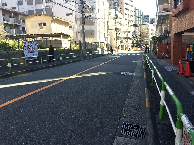 ハイネス小石川　前面道路