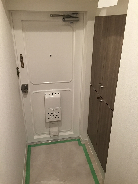 桜上水山森マンション　玄関