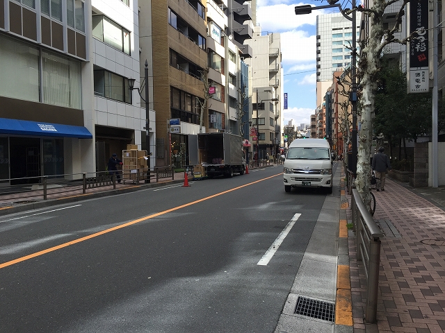 赤坂コーポ　前面道路
