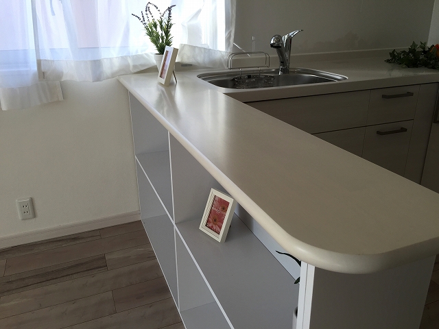 柿の木坂パレス　リビングダイニングキッチンカウンター