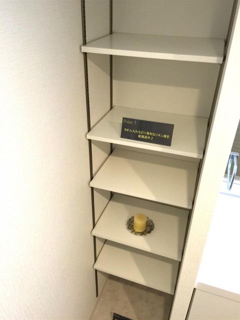 成宗マンション　サニタリールーム収納