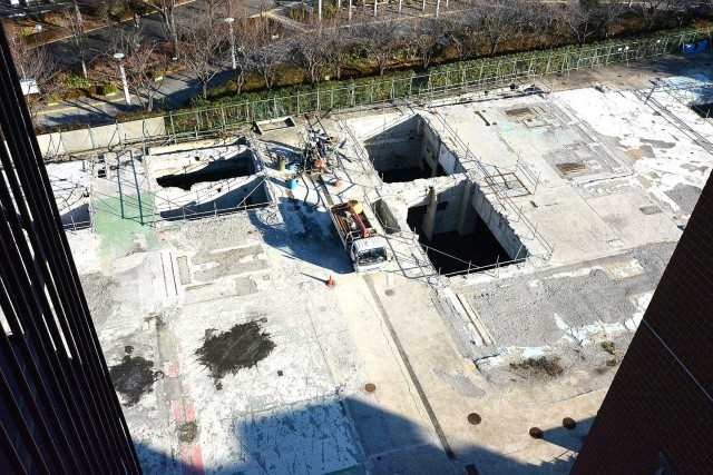 日興パレス大森　玄関前眺望