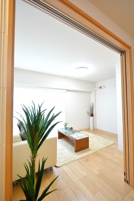 目白ハイツ　5.5帖のベッドルームの間仕切り801