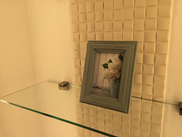 弦巻ハイツ　リビングダイニングキッチン飾り棚