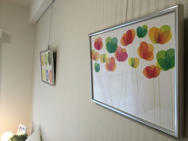 中野方南町グランドハイツ　洋室約6帖ピクチャーレール