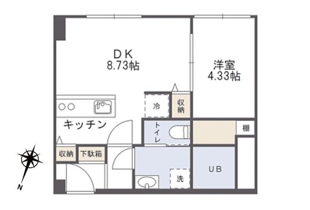 中野東豊マンション　間取り図