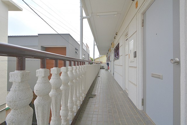 キクエイパレス上野毛 外廊下