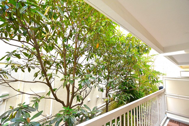 目黒コーポラス　14.0帖のLDKバルコニー眺望