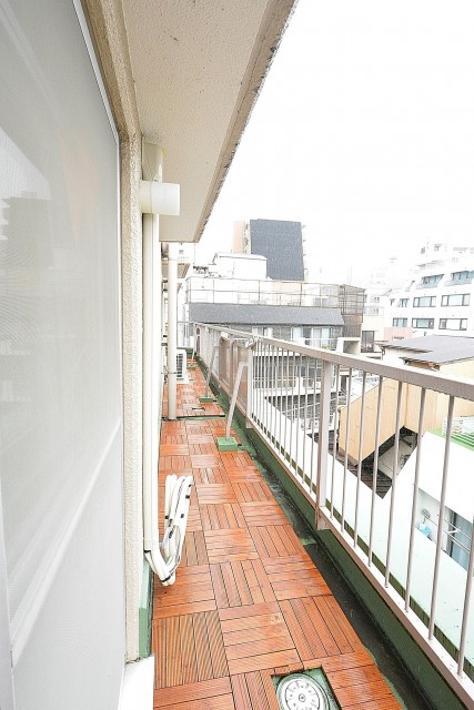 江戸川橋ダイヤハイツ　南側バルコニー