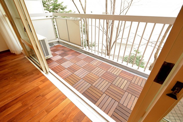 目黒コーポラス　14.0帖のLDKのバルコニー