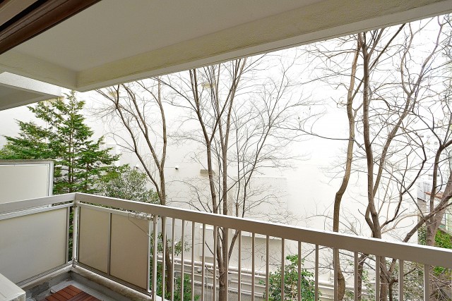 目黒コーポラス　14.0帖のLDKのバルコニー眺望