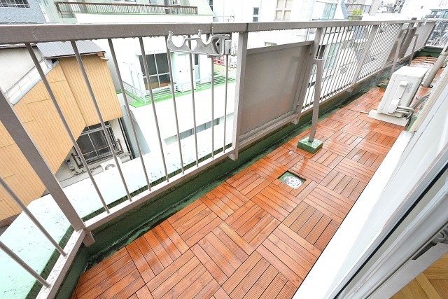 江戸川橋ダイヤハイツ　南側バルコニー