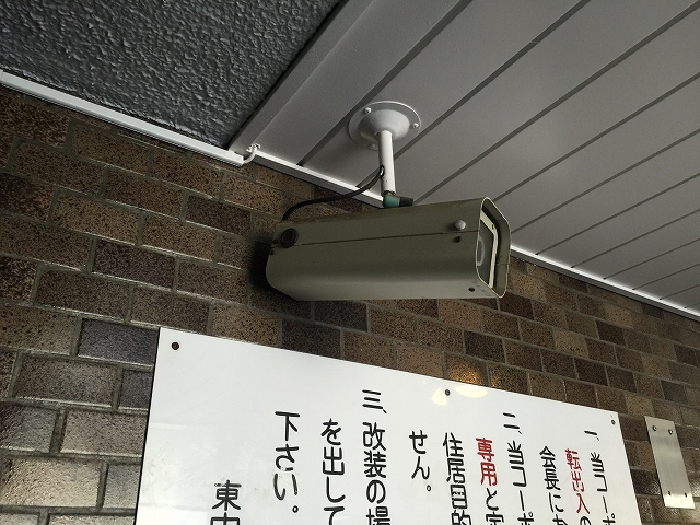 東中野コーポラス　エントランス防犯カメラ
