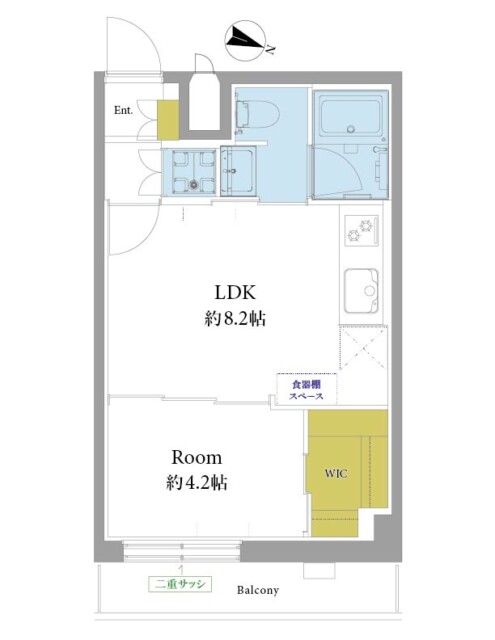柿の木坂スカイマンション　間取り図