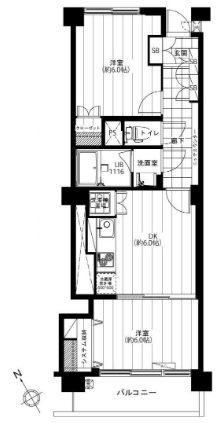 エントピア第一荻窪 間取り図