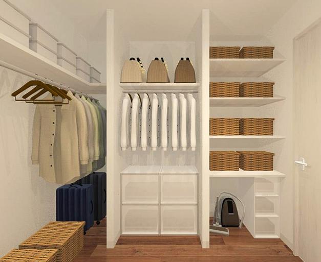 アルテシュロス千歳烏山　収納完成イメージ