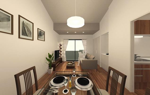 ガーデンホーム落合ヒルズ　ＬＤＫ完成イメージ