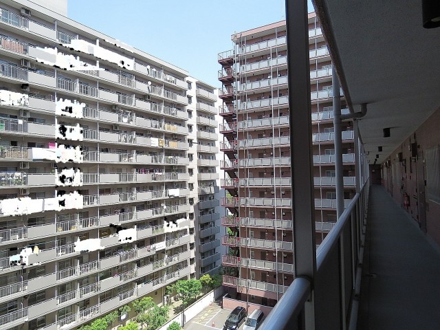 大森パークハイツ　共用廊下