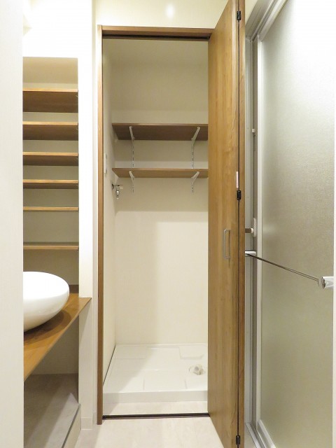 レック芝公園マンション　洗濯機置場