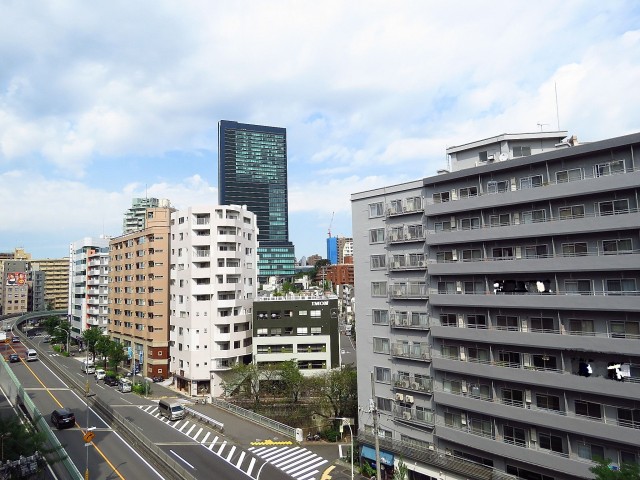 セブンスターマンション中目黒　洋室側バルコニー眺望