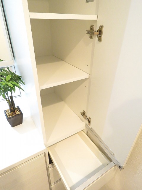 ファミールプランシェ経堂　洗面化粧台収納