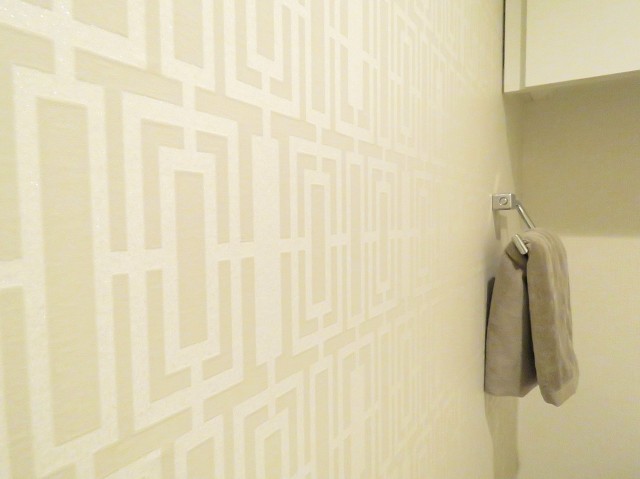 豊榮アンバサダー六本木　トイレのクロス