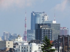 東北沢コーポラス　東京タワーと六本木ヒルズ