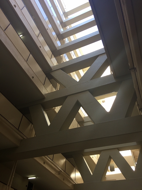 日商岩井豪徳寺マンション　中庭