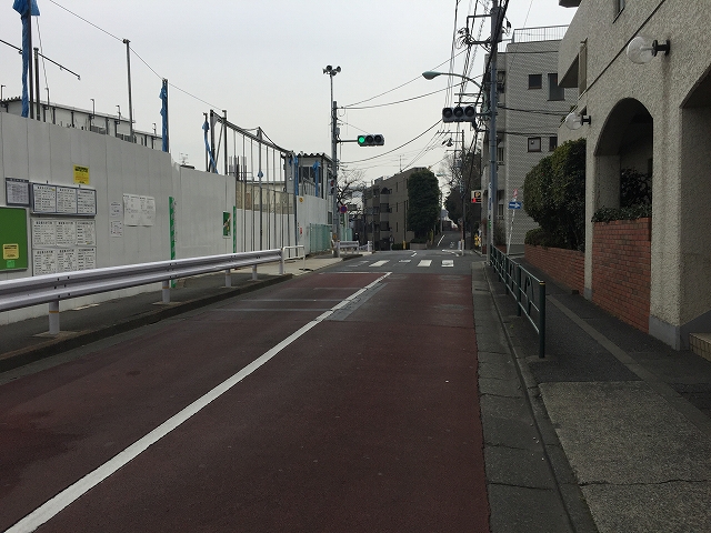 パーク・ハイム淡島　前面道路
