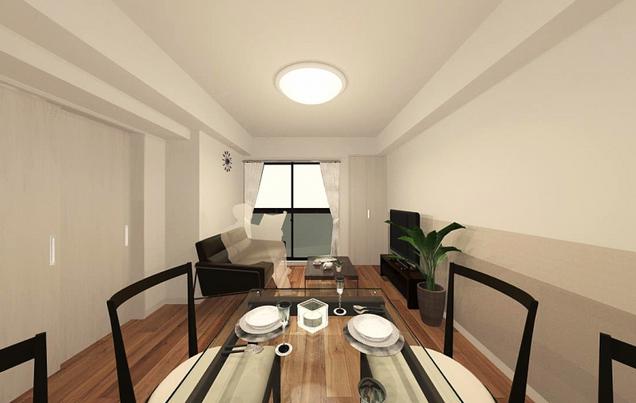 ベルハイム西荻窪第3　LDK完成イメージ