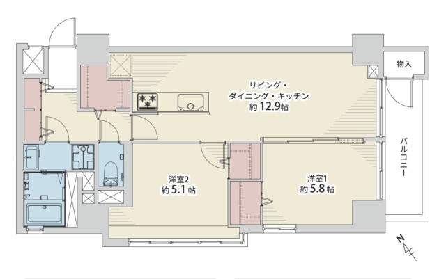 南青山セピアコート　間取り図