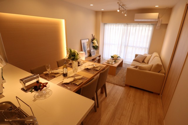 田町スカイハイツ リビング・ダイニング