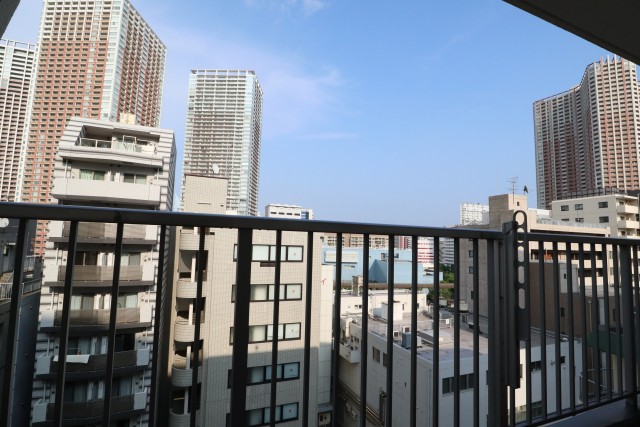 田町スカイハイツ バルコニー