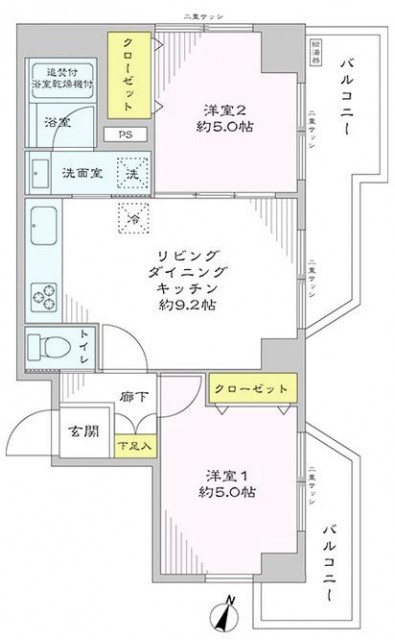 ユニーブル明大前　間取り