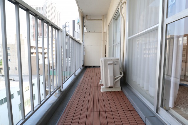 田町スカイハイツ バルコニー