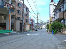 祐天寺ニュースカイマンション　前面道路