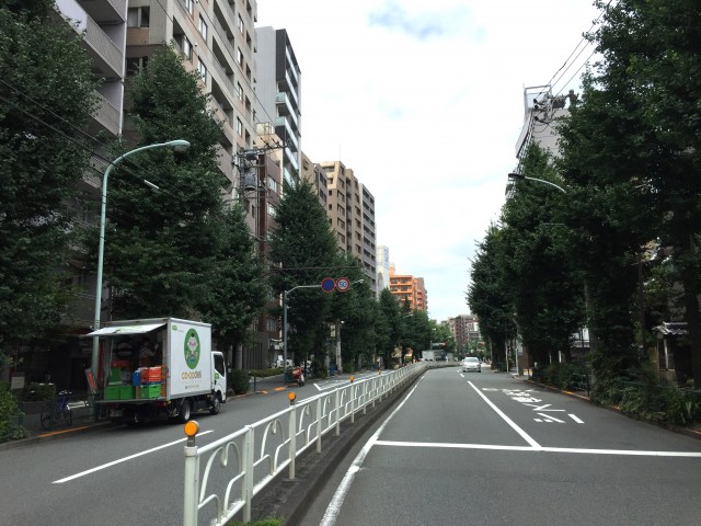 シティウインズ本駒込　前面道路