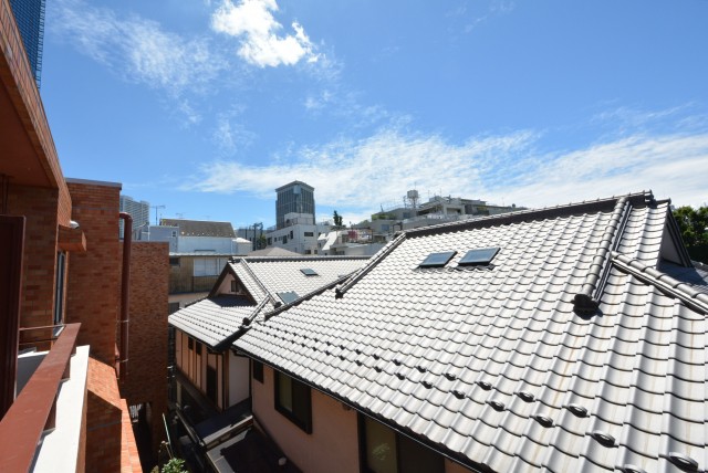 三田ダイヤモンドパレスA棟 南側バルコニー