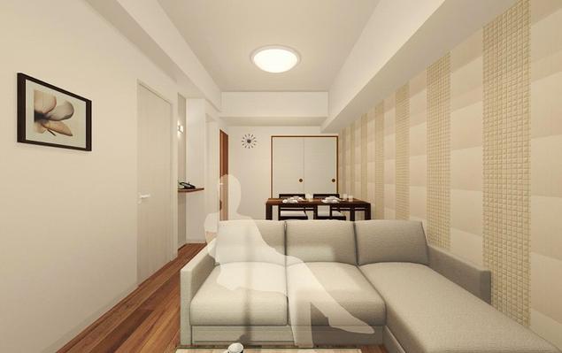 シティウインズ本駒込　LDK完成イメージ