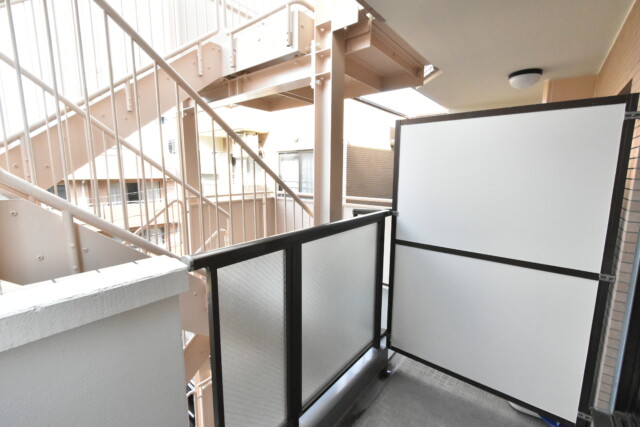 オーベル上馬A 北西側バルコニー