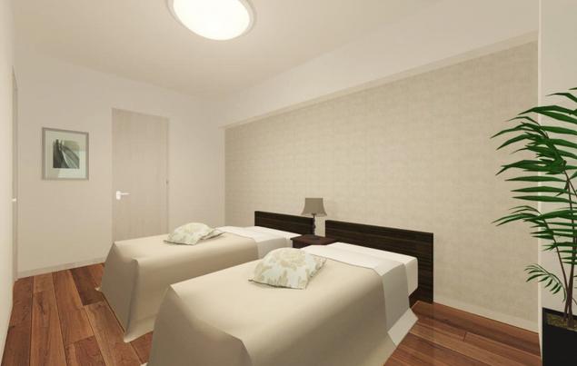 シティウインズ品川ガーデンコート　洋室完成イメージ