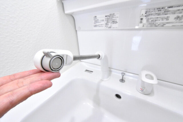 松濤マンション 洗面室