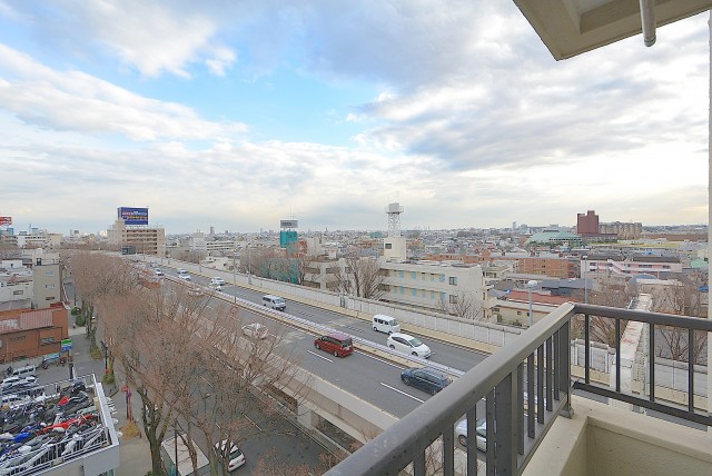 桜上水山森マンション バルコニー