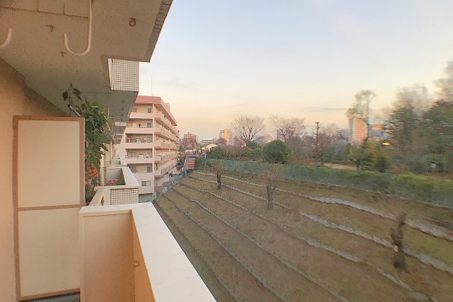 上高田四丁目団地 バルコニー